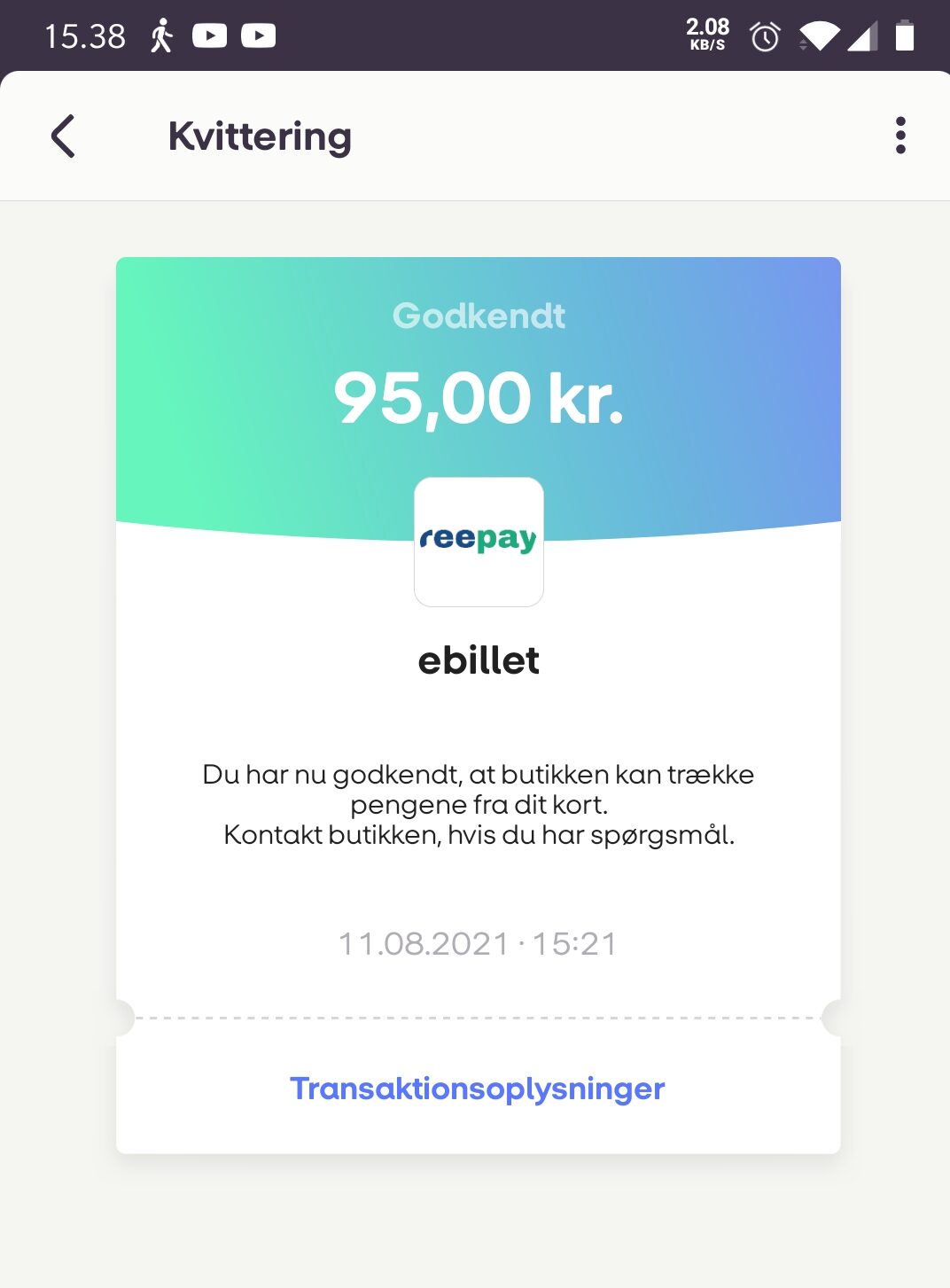 Read more about the article MobilePay ved billetkøb